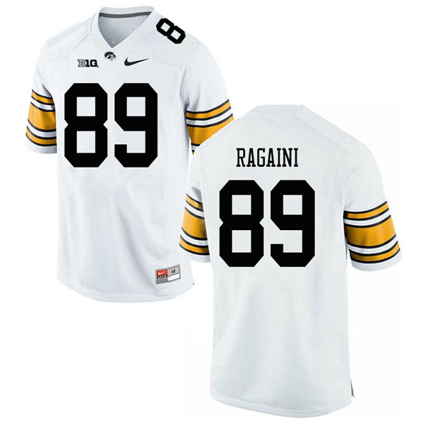 Men #89 Nico Ragaini Iowa Hawkeyes College Football Jerseys Sale-White